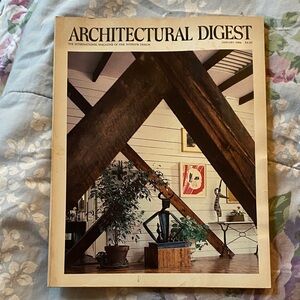 Vintage Architectural Digest Magazine Jan 1984